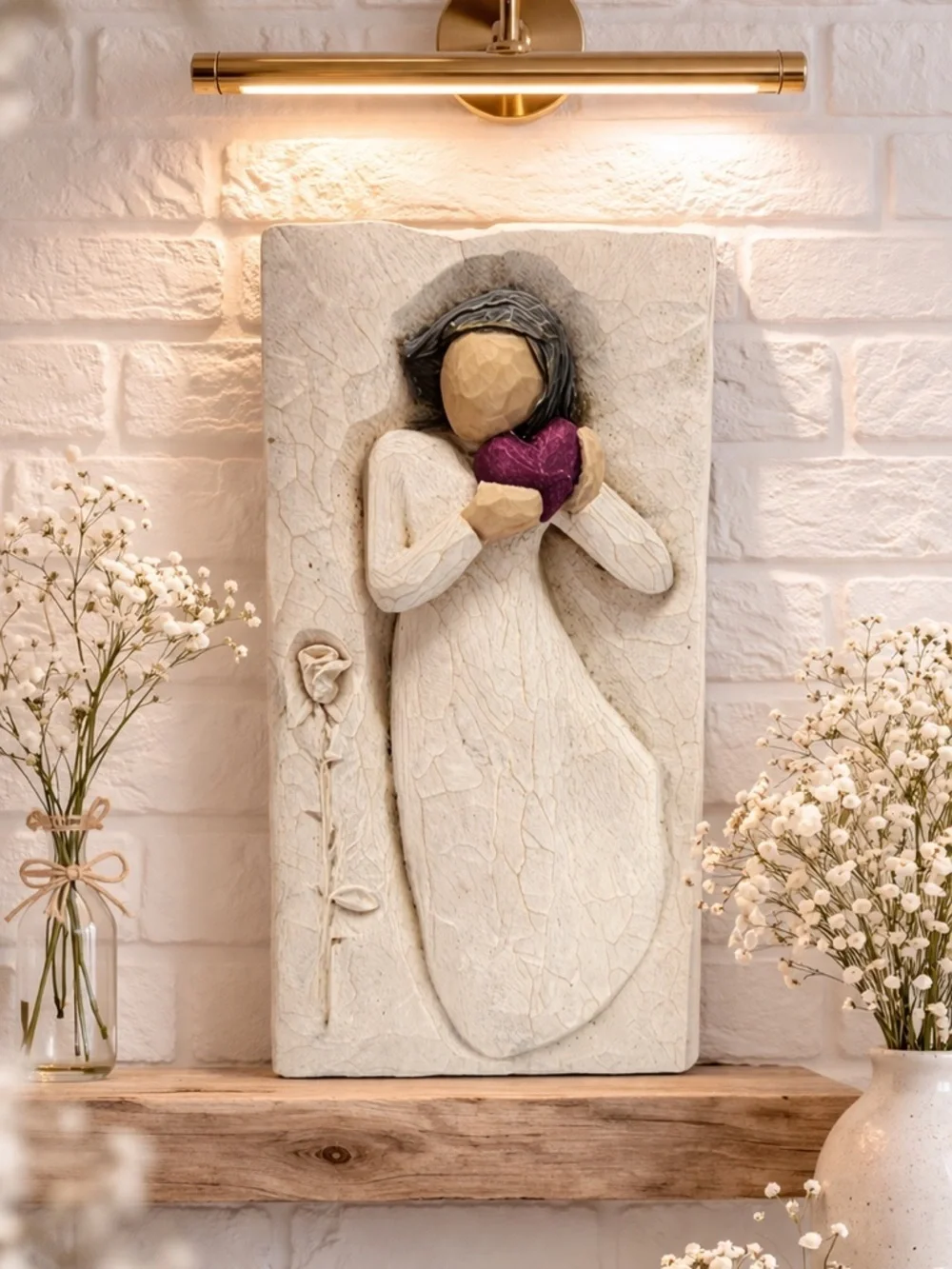 Willow Tree Vintage From The Heart Plaque Artist Susan Lordi 2002